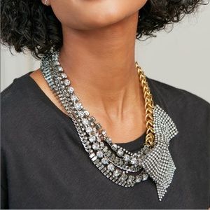 Stella & Dot Lady Boss Bow Necklace